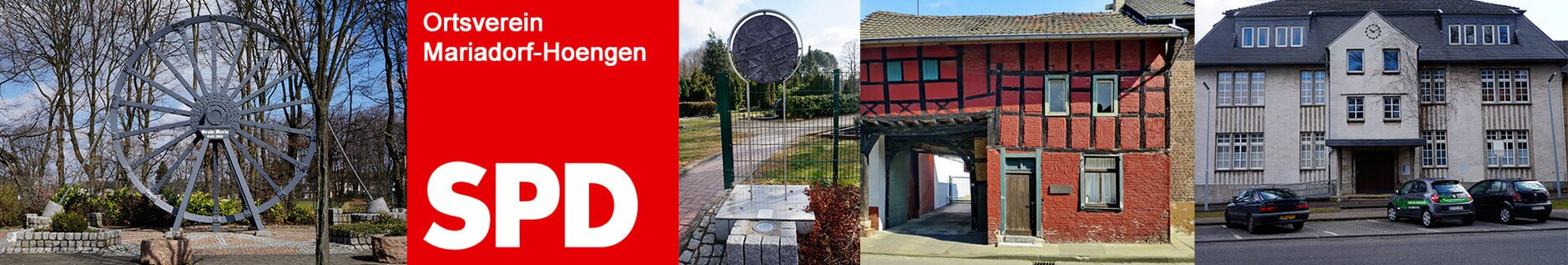 Banner mit Motiven aus unseren Stadtbereichen