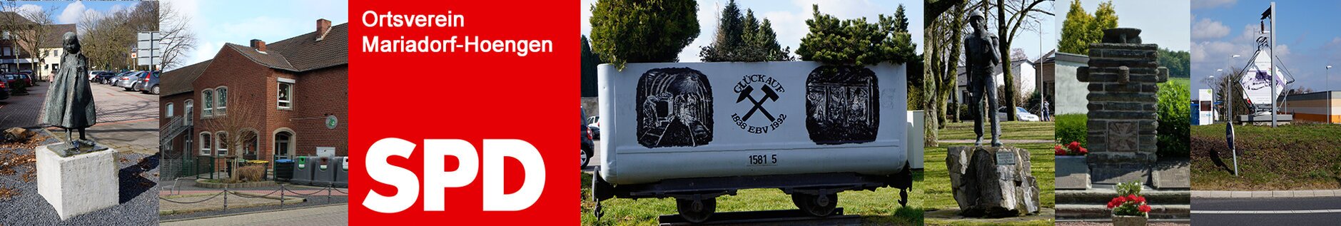 das Banner zeigt verschiedene Motive aus unserem ZUständigkeitsbereich